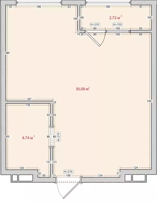 1-к кв. Приморский край, Владивосток ул. Нейбута, 135 (35.4 м) - Фото 0