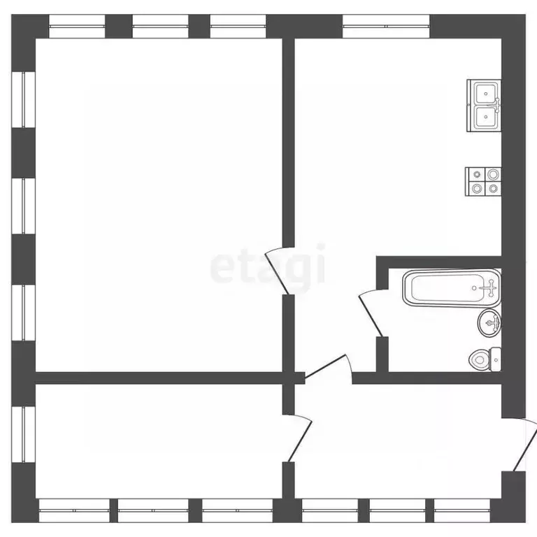 Дом в Мордовия, Лямбирский район, Берсеневское с/пос, пос. ... - Фото 2