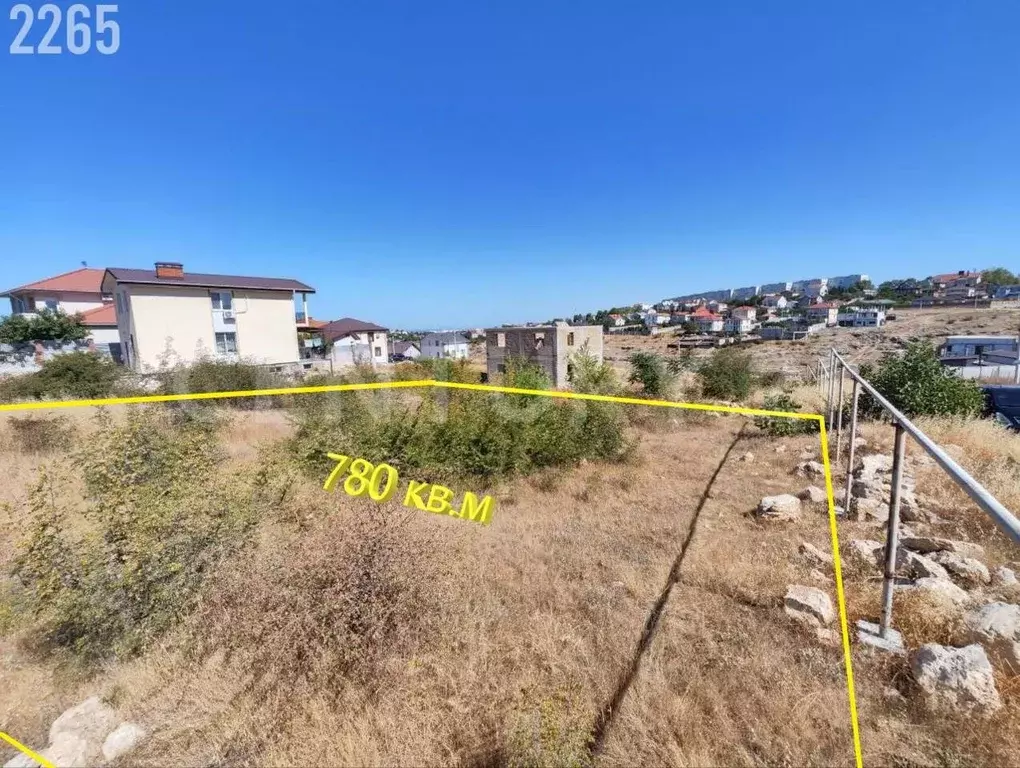 Участок в Севастополь ул. Бориса Шейнина, 26 (7.8 сот.) - Фото 2