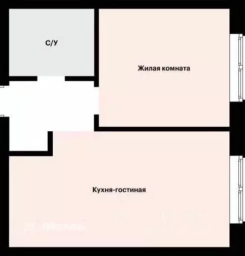 2-к кв. Московская область, Котельники Белая Дача мкр, 25к1 (38.0 м) - Фото 1