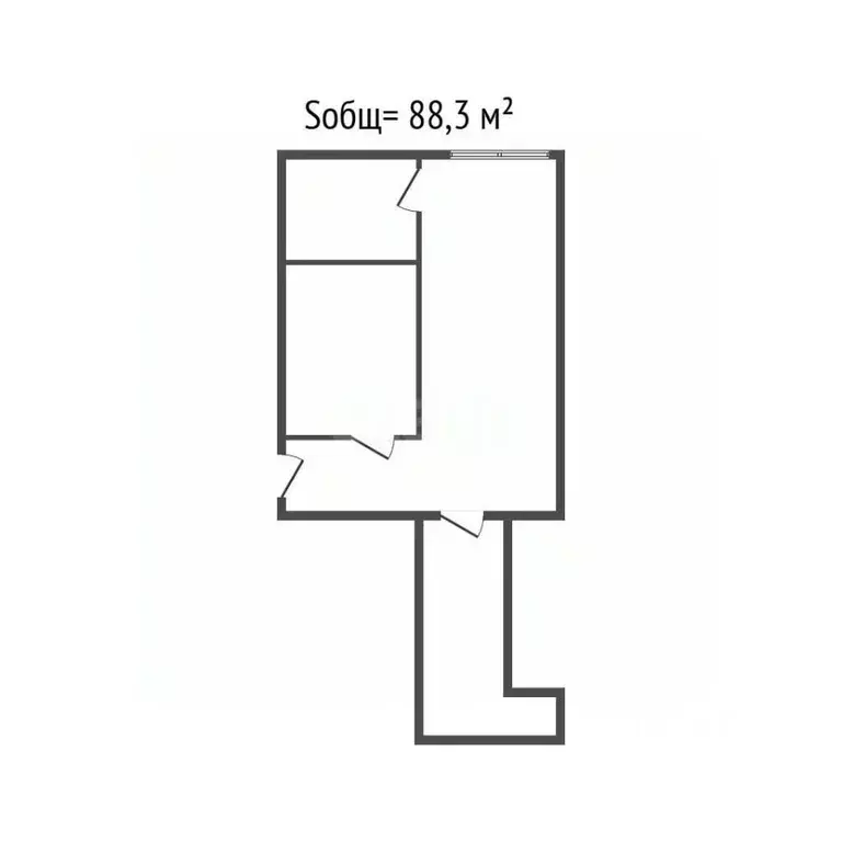 Офис в Новосибирская область, Новосибирск ул. Дуси Ковальчук, 250 (88 ... - Фото 2