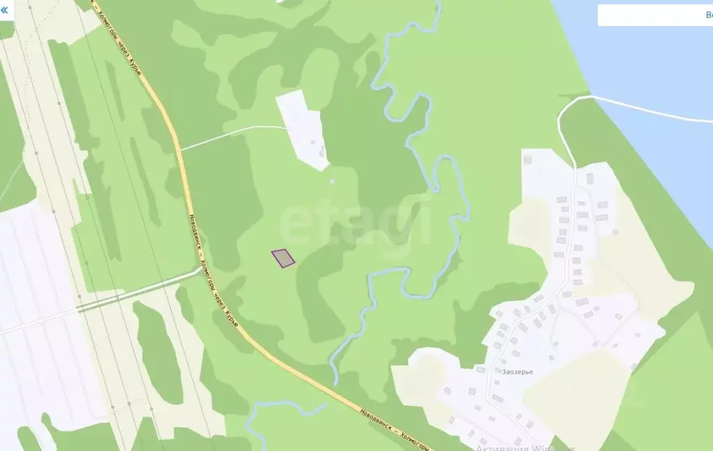 Участок в Архангельская область, Приморский муниципальный округ, д. ... - Фото 1