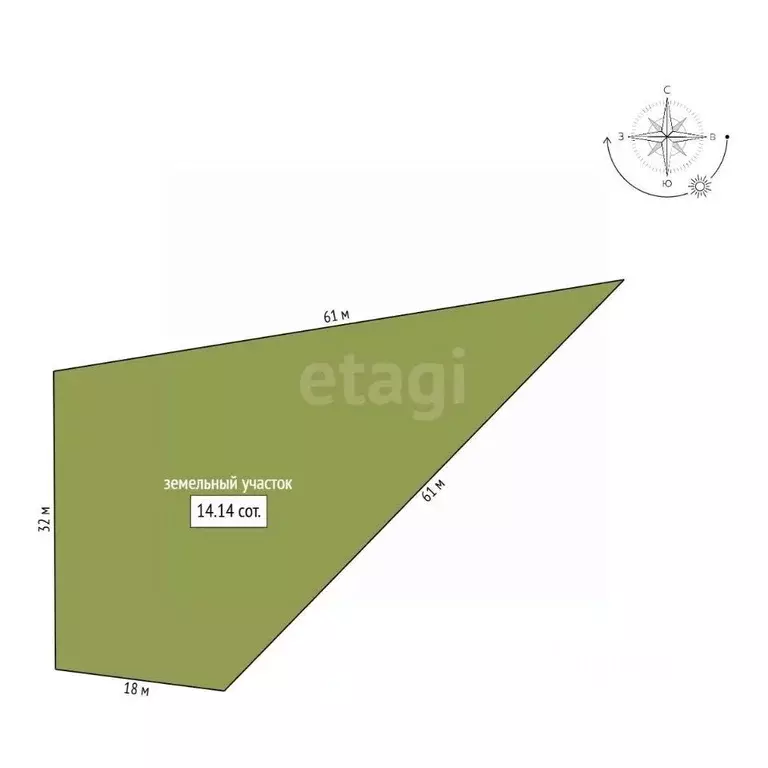 Участок в Амурская область, с. Ивановка  (14.14 сот.) - Фото 1