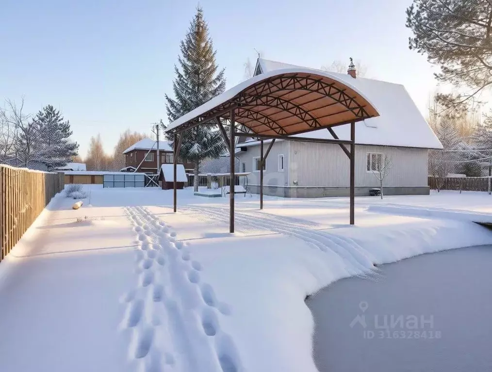Дом в Новгородская область, Чудовский район, Грузинское с/пос, д. ... - Фото 1