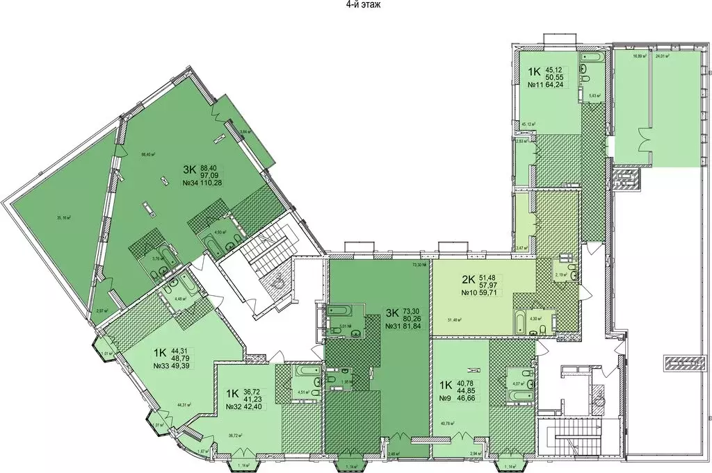 2-комнатная квартира: Нижний Новгород, Малая Ямская улица, 22 (59.71 ... - Фото 1