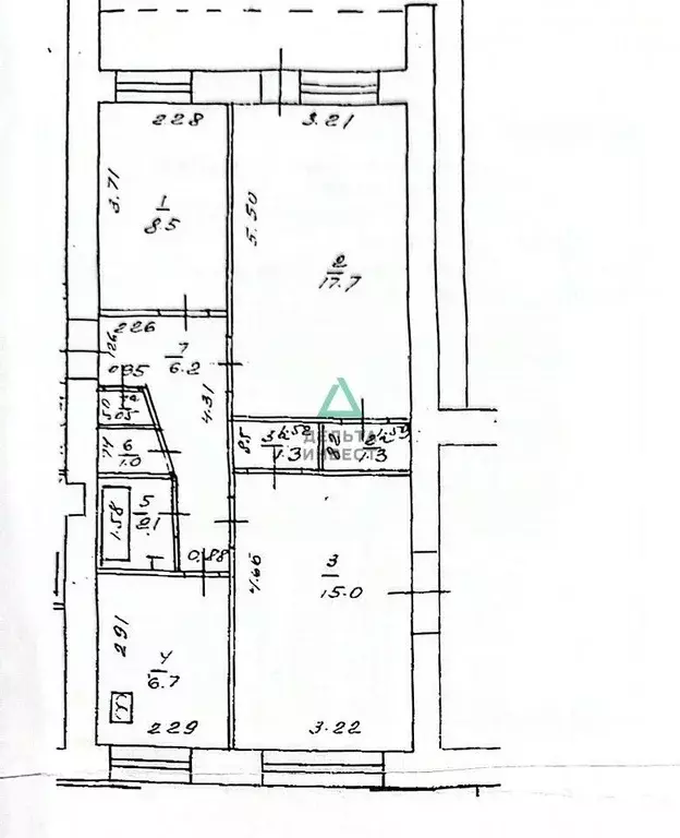 3-к кв. Башкортостан, Уфа ул. Цюрупы, 85 (60.3 м) - Фото 2