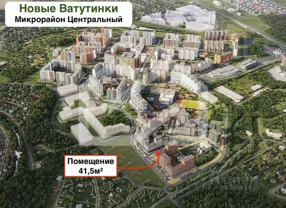 Торговая площадь в Москва Десеновское поселение, ул. 3-я ... - Фото 1