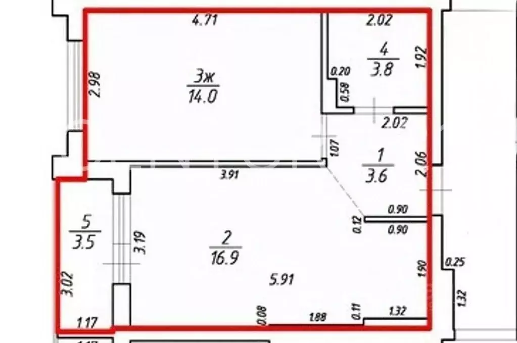 1-к кв. Калининградская область, Калининград ЖК Белый сад,  (38.3 м) - Фото 2