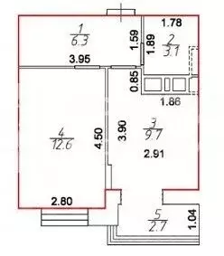 1-к кв. Московская область, Красногорск городской округ, Путилково пгт ... - Фото 2