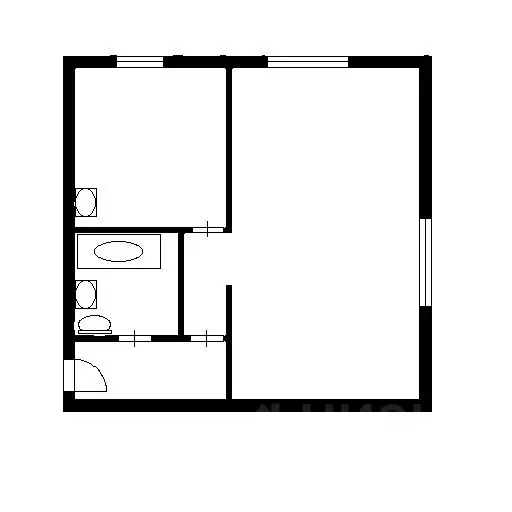 1-к кв. Новосибирская область, Новосибирск ул. Блюхера, 31 (31.0 м) - Фото 2