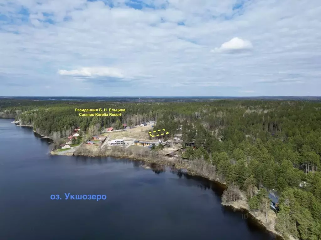 Участок в Карелия, Прионежский район, Деревянское с/пос, д. Ужесельга ... - Фото 0