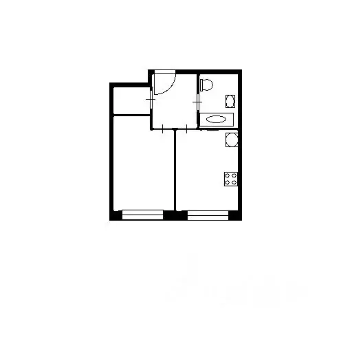 1-к кв. Московская область, Мытищи ул. Мира, 37 (34.0 м) - Фото 2