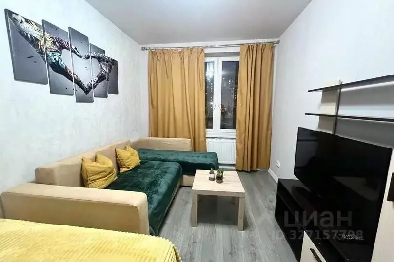 1-к кв. Московская область, Балашиха Железнодорожный мкр, просп. ... - Фото 1