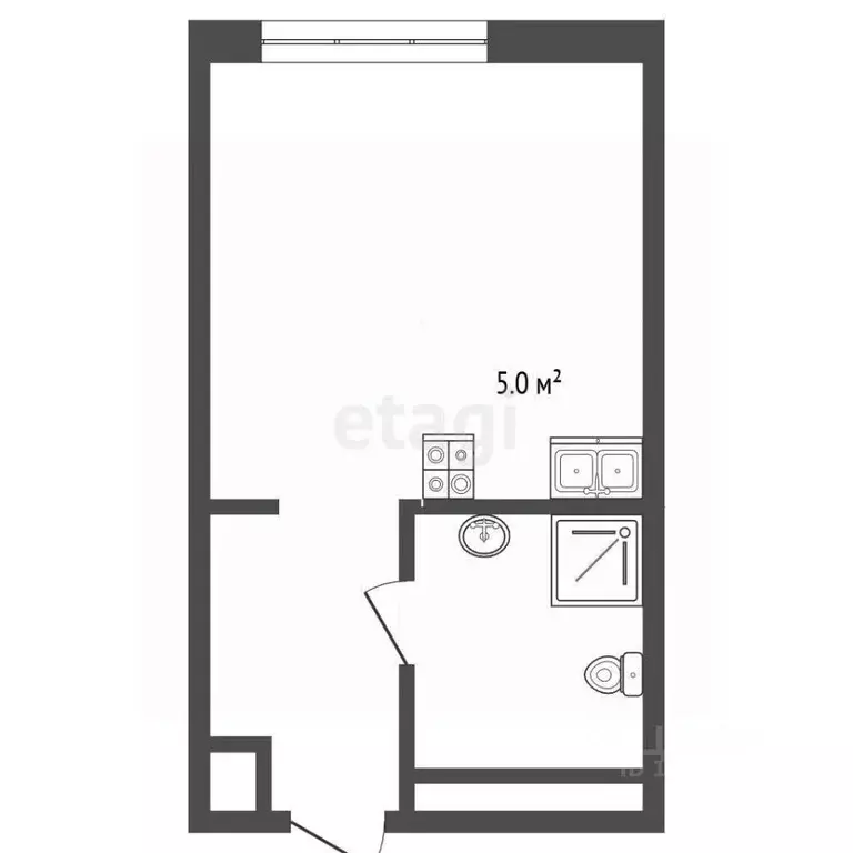 Студия Москва Тагильская ул., 2к1 (27.9 м) - Фото 2