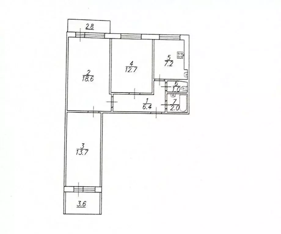 3-комнатная квартира: Саратов, Буровая улица, 17 (61.6 м) - Фото 1