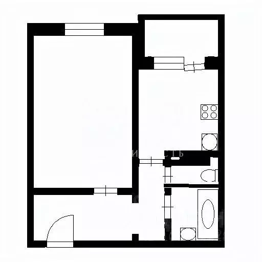 1-к кв. Санкт-Петербург ул. Доблести, 28к1 (42.0 м) - Фото 2