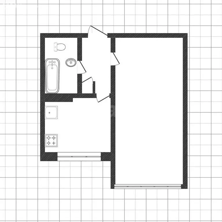 1-комнатная квартира: Белгород, улица Пушкина, 18 (48.8 м) - Фото 0