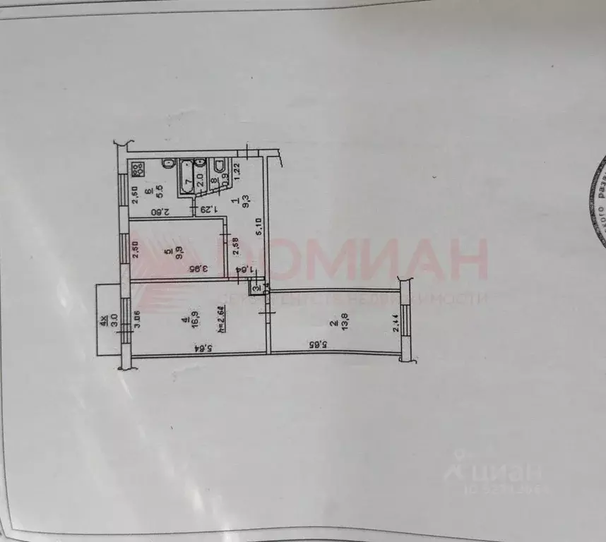 3-к кв. Ростовская область, Ростов-на-Дону ул. Оганова, 23 (59.0 м) - Фото 1