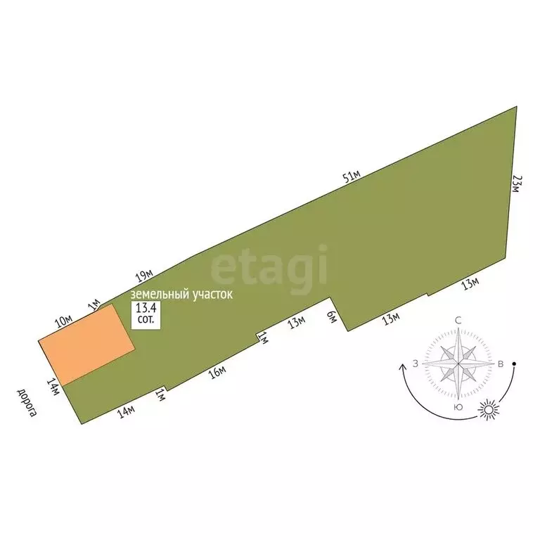 Дом в село Солобоево, Заречная улица (82 м) - Фото 2