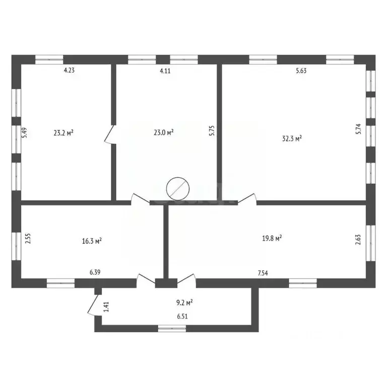 Дом в Нижегородская область, Навашино Набережная ул., 3 (124 м) - Фото 2