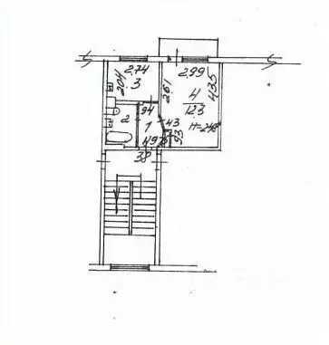 1-к кв. Пермский край, Березники ул. 30 лет Победы, 33 (24.6 м) - Фото 2