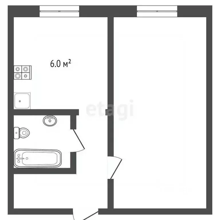 1-к кв. Ярославская область, Ростов 1-й мкр, 4А (29.5 м) - Фото 2