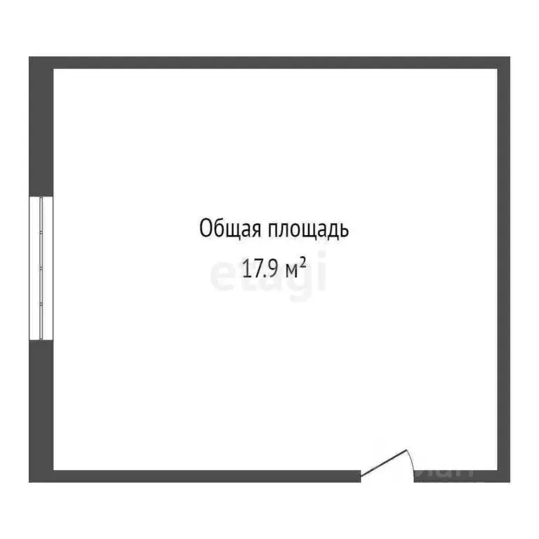 Комната Брянская область, Брянск Почтовая ул., 98А (17.9 м) - Фото 1