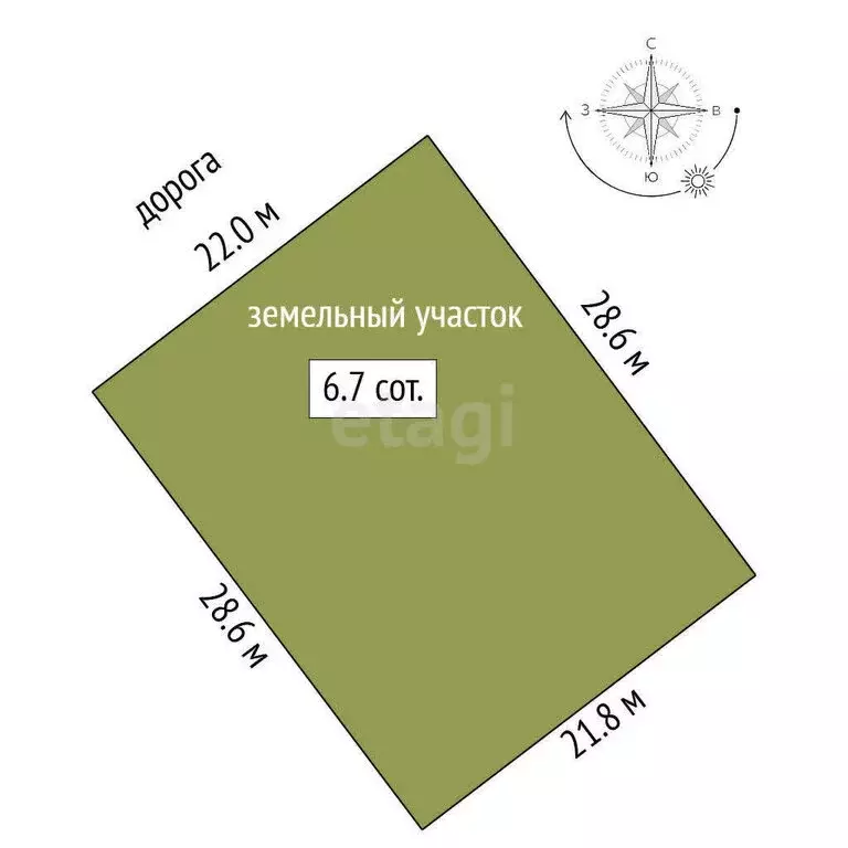 Участок в станица Старочеркасская, Речная улица (6.7 м) - Фото 0