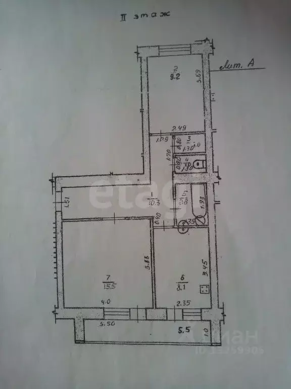 2-к кв. Липецкая область, Измалковский муниципальный округ, с. Чернава ... - Фото 2
