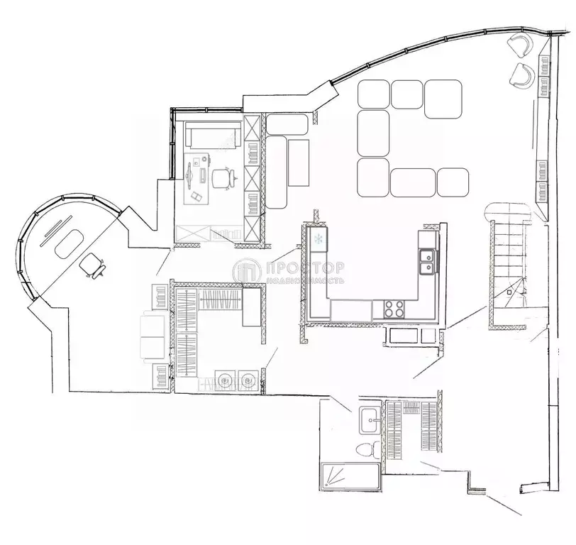 6-к кв. Москва просп. Вернадского, 94к4 (186.6 м) - Фото 2