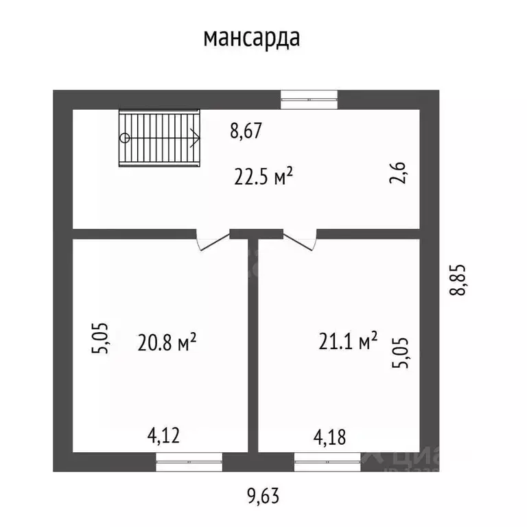 Дом в Красноярский край, Емельяново пгт ул. Московская, 455 (125 м) - Фото 2