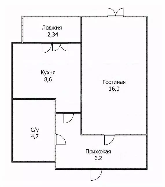 1-к кв. Ульяновская область, Ульяновск Ипподромная ул., 4А (35.5 м) - Фото 1