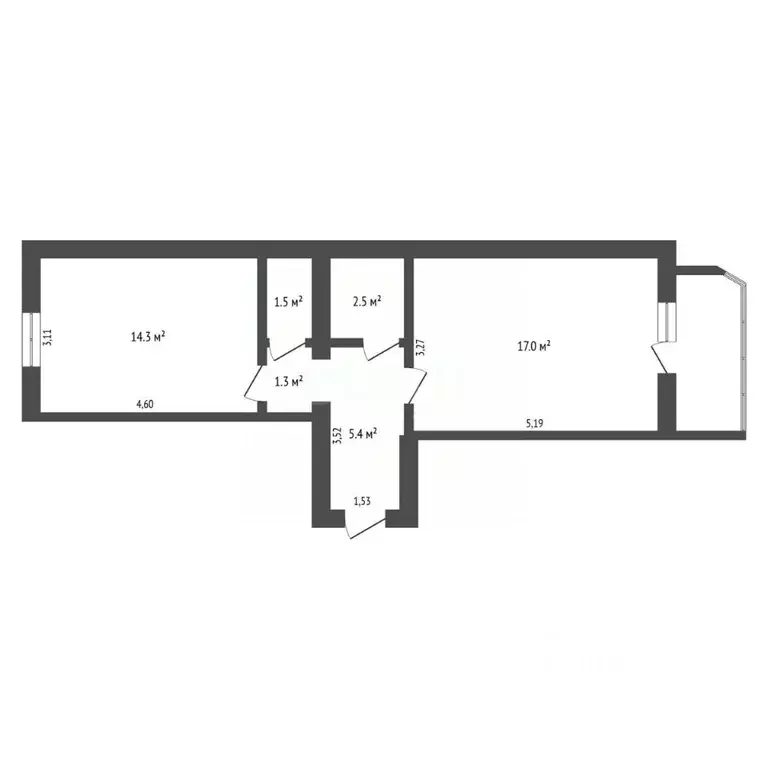 1-к кв. Амурская область, Благовещенский район, с. Чигири 1-я ... - Фото 1