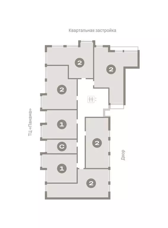 2-комнатная квартира: Тюмень, Мысовская улица, 26к1 (69.23 м) - Фото 0