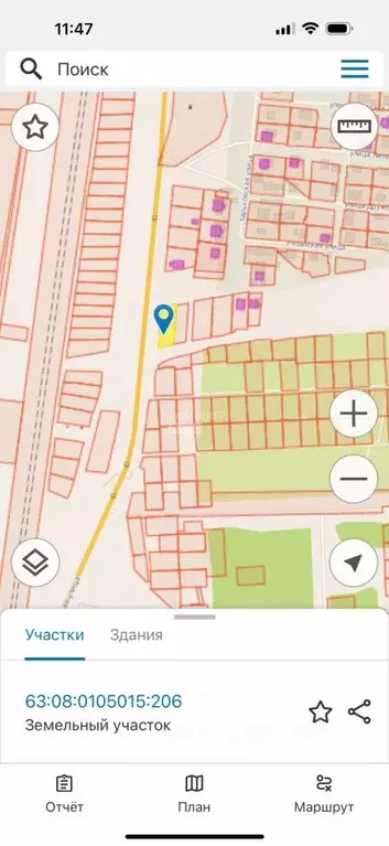 Участок в Самарская область, Сызрань Шоссейная ул. (7.0 сот.) - Фото 1