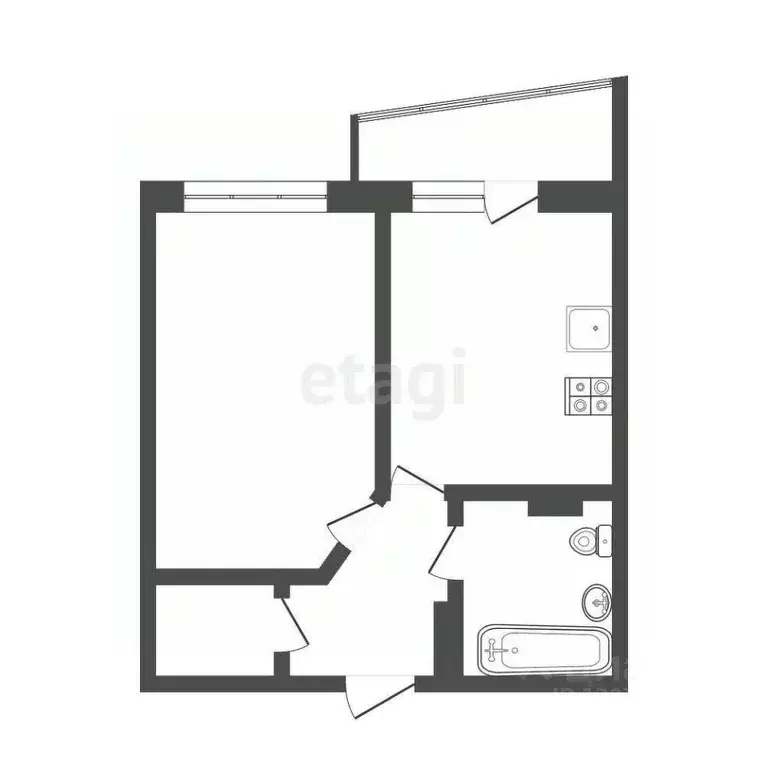 1-к кв. Ярославская область, Ярославль ул. Лизы Чайкиной, 7 (46.6 м) - Фото 1