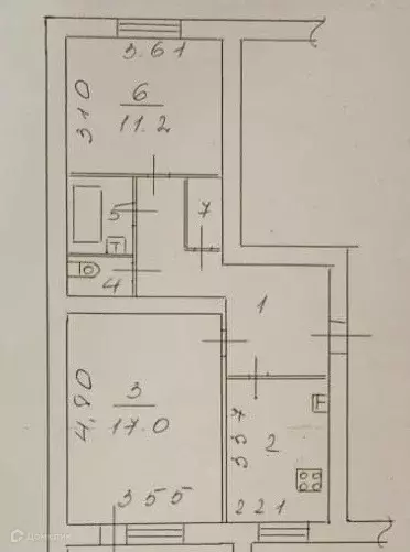 Продаётся 2-к квартира, 49.9 м - Фото 1
