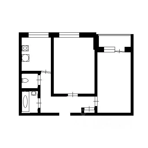 2-к кв. Тюменская область, Тюмень ул. Елизарова, 8 (48.6 м) - Фото 1