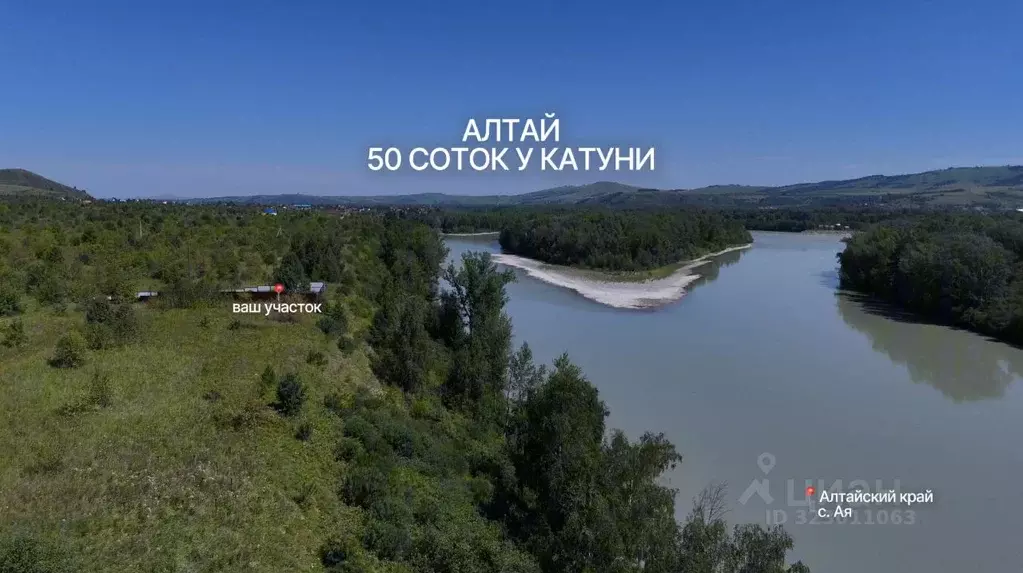 Участок в Алтайский край, Алтайский район, Айский сельсовет  (50.0 ... - Фото 2