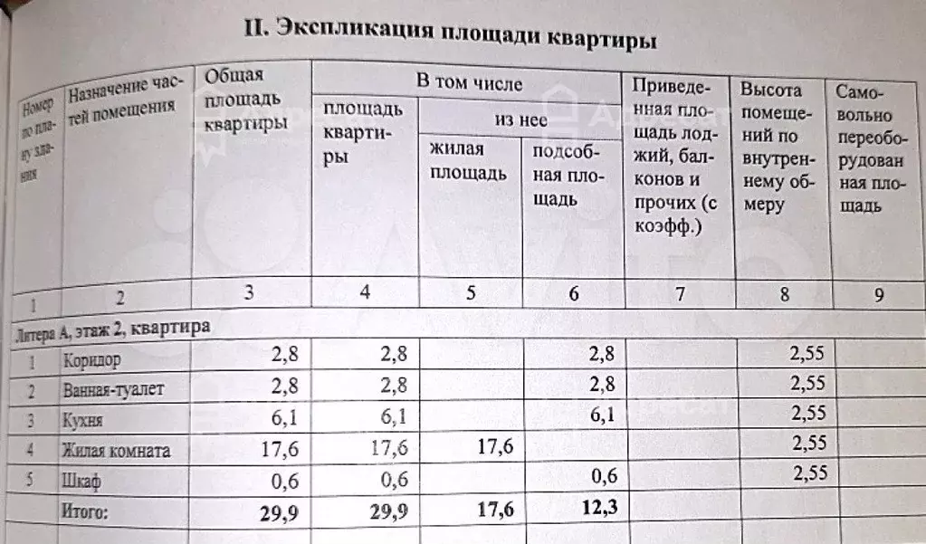 1-к. квартира, 29,9 м, 2/5 эт. - Фото 0