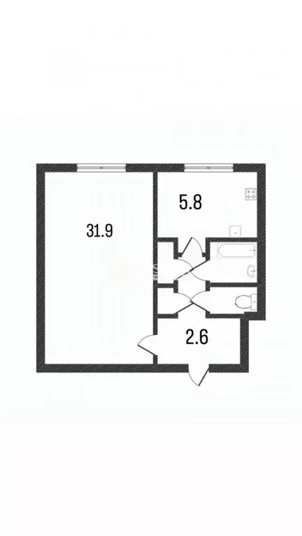 1-к кв. Ямало-Ненецкий АО, Новый Уренгой 2-й мкр, ул. ... - Фото 0