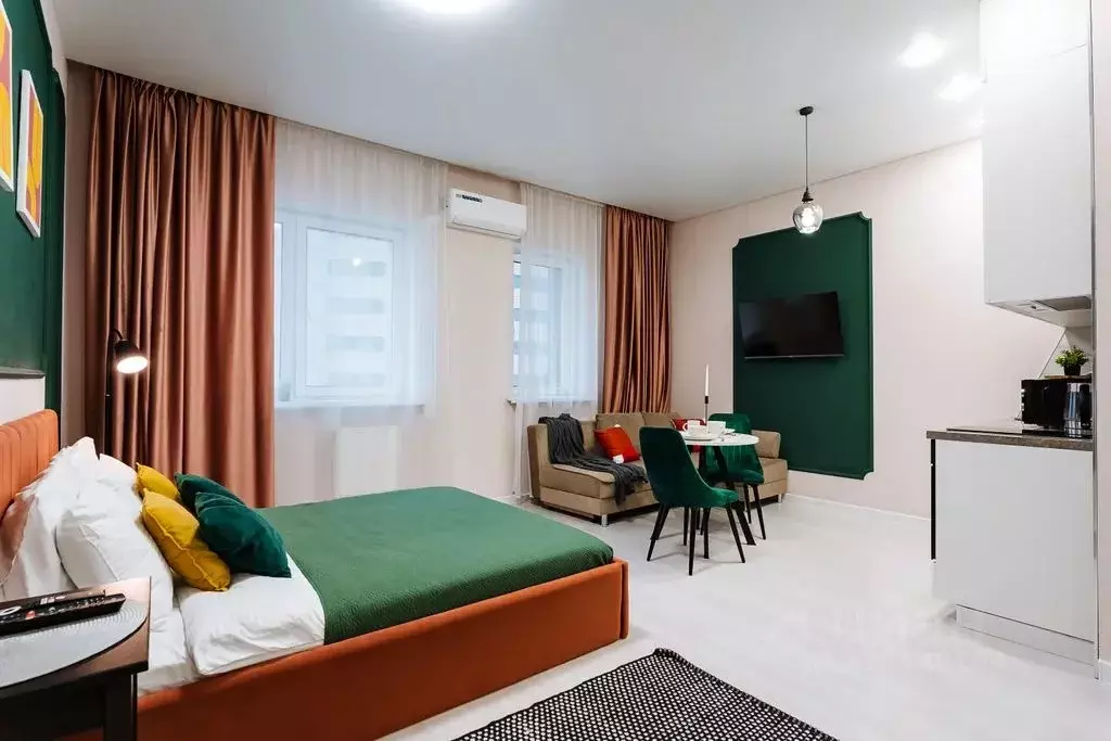 1-к кв. Башкортостан, Уфа Революционная ул., 39/3 (33.0 м) - Фото 1