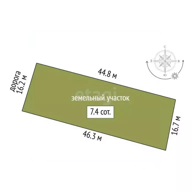 Участок в Крым, Алушта муниципальный округ, с. Лучистое  (7.36 сот.) - Фото 2