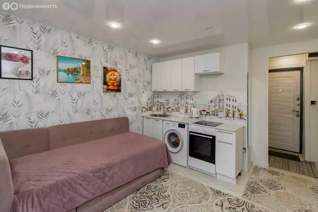 Квартира-студия: Тюмень, Олимпийская улица, 18 (21 м) - Фото 1