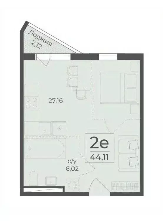2-к кв. Крым, Ялта городской округ, Массандра пгт  (44.11 м) - Фото 0