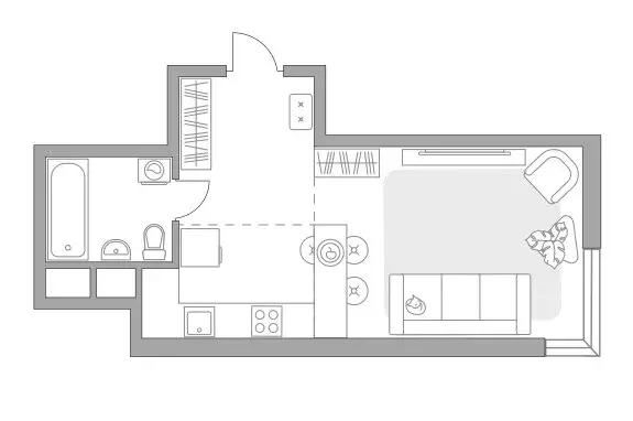 Квартира-студия: Одинцовский городской округ, территориальное ... - Фото 1