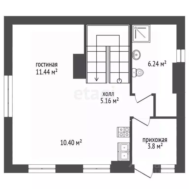 Дом в Краснодарский край, Геленджик Микрорайон Тонкий мыс,  (80 м) - Фото 2