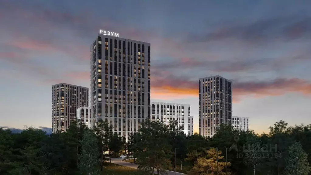 1-к кв. Свердловская область, Екатеринбург Академический мкр, 20-й ... - Фото 0