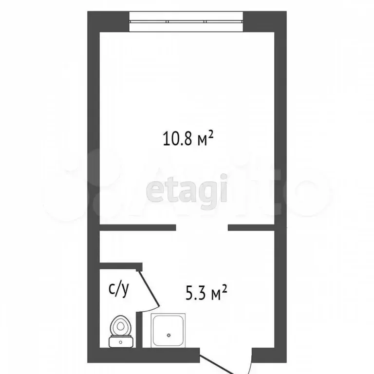 Квартира-студия, 14 м, 3/5 эт. - Фото 0