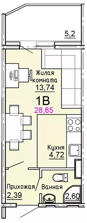 Студия Московская область, Солнечногорск городской округ, Голубое пгт ... - Фото 1